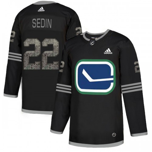 Vancouver Canucks #22 Daniel Sedin Black_1 Authentic Classic Stitched Jersey Men's cheap jerseys for sale - CheapJerseys.Shop