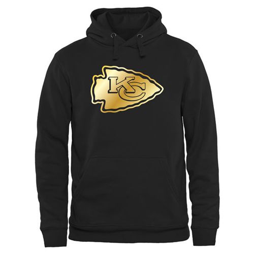 Men's Kansas City Chiefs Pro Line Black Gold Collection Pullover Hoodie cheap jerseys for sale - CheapJerseys.Shop