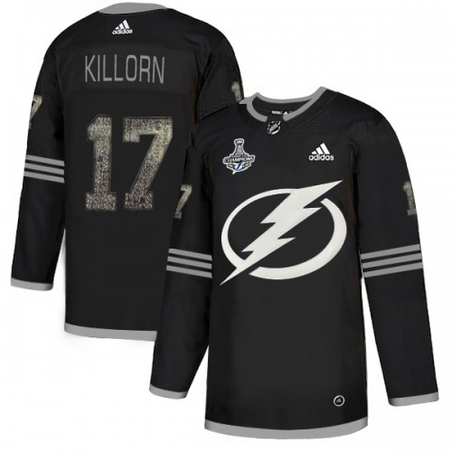 Tampa Bay Lightning #17 Alex Killorn Black Authentic Classic 2020 Stanley Cup Champions Stitched Jersey Men's cheap jerseys for sale - CheapJerseys.Shop