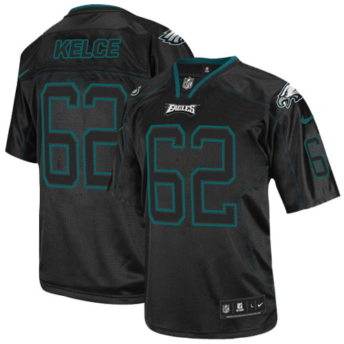 Eagles #62 Jason Kelce Lights Out Black Men's Stitched Elite Jersey cheap jerseys for sale - CheapJerseys.Shop