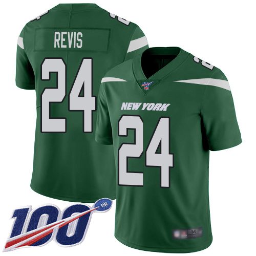 Jets #24 Darrelle Revis Green Team Color Youth Stitched 100th Season Vapor Untouchable Limited Jersey cheap jerseys for sale - CheapJerseys.Shop