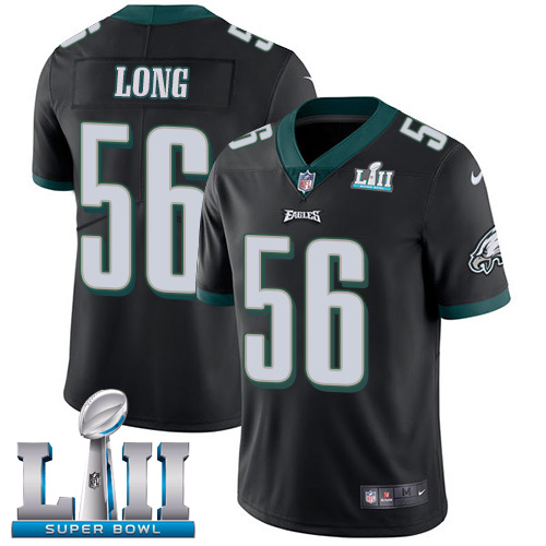 Philadelphia Eagles #56 Chris Long Black Alternate Super Bowl LII Youth Stitched Vapor Untouchable Limited Jersey Youth cheap jerseys for sale - CheapJerseys.Shop