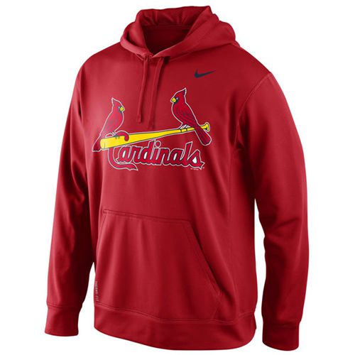 St.Louis Cardinals Men's KO Wordmark Perfomance Red Hoodie cheap jerseys for sale - CheapJerseys.Shop