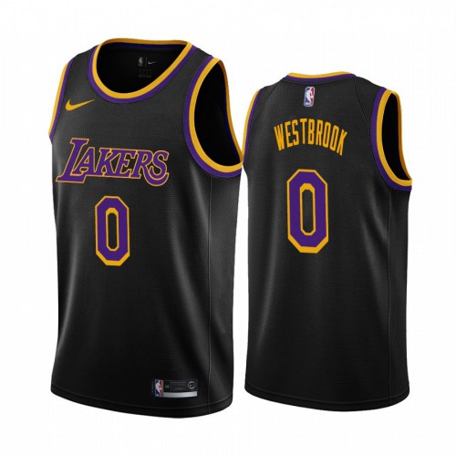 Los Angeles Los Angeles Lakers #0 Russell Westbrook Youth Black Swingman 2020-21 Earned Edition Jersey Youth cheap jerseys for sale - CheapJerseys.Shop