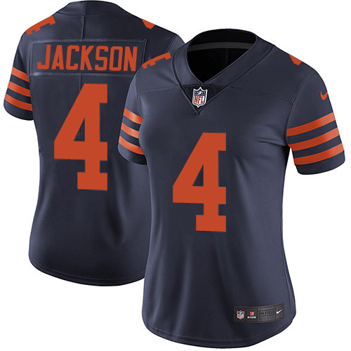 Bears #4 Eddie Jackson Navy Blue Alternate Women's Stitched Vapor Untouchable Limited Jersey cheap jerseys for sale - CheapJerseys.Shop