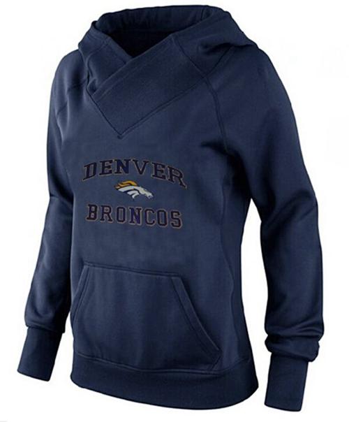 Women's Denver Broncos Heart & Soul Pullover Hoodie Navy Blue cheap jerseys for sale - CheapJerseys.Shop