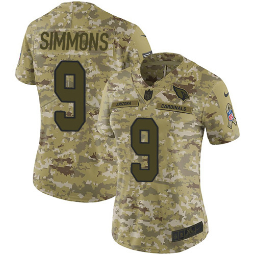 Cardinals #9 Isaiah Simmons Camo Women's Stitched Limited 2018 Salute To Service Jersey cheap jerseys for sale - CheapJerseys.Shop