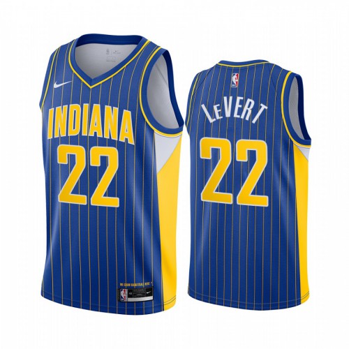 Indiana Pacers #22 Caris LeVert Blue Swingman 2020-21 City Edition Jersey Mens cheap jerseys for sale - CheapJerseys.Shop