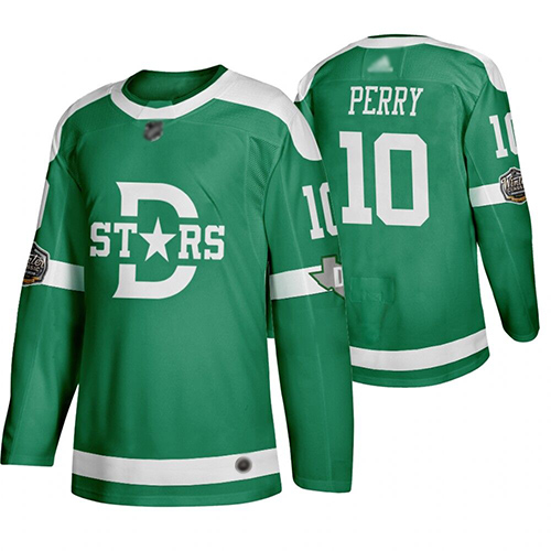 Dallas Stars #10 Corey Perry Green Authentic 2020 Winter Classic Stitched Jersey Men's cheap jerseys for sale - CheapJerseys.Shop