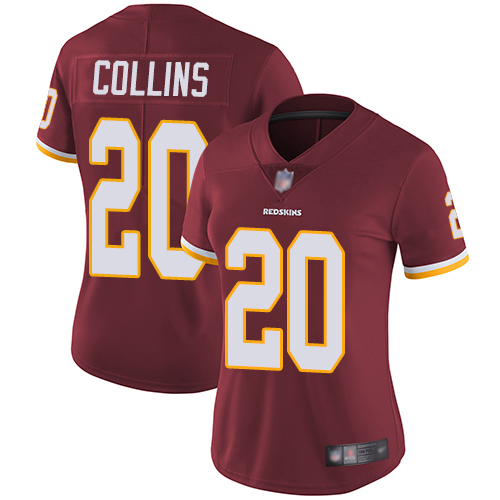 Washington Commanders #20 Landon Collins Burgundy Red Team Color Women's Stitched Vapor Untouchable Limited Jersey Womens cheap jerseys for sale - CheapJerseys.Shop
