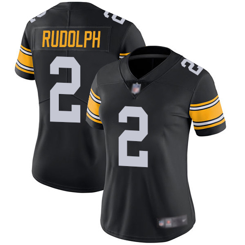 Pittsburgh Steelers #2 Mason Rudolph Black Alternate Women's Stitched Vapor Untouchable Limited Jersey Womens cheap jerseys for sale - CheapJerseys.Shop