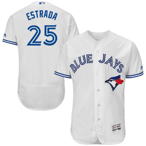 Toronto Blue Jays #25 Marco Estrada White Flexbase Authentic Collection Stitched Jersey Men's cheap jerseys for sale - CheapJerseys.Shop