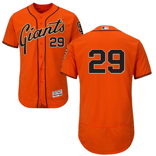 San Francisco Giants #29 Jeff Samardzija Orange Flexbase Authentic Collection Stitched Jersey Men's cheap jerseys for sale - CheapJerseys.Shop