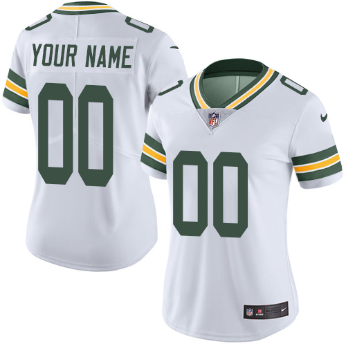Green Bay Packers Customized White Stitched Vapor Untouchable Limited Women's Jersey cheap jerseys for sale - CheapJerseys.Shop