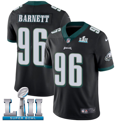 Philadelphia Eagles #96 Derek Barnett Black Alternate Super Bowl LII Youth Stitched Vapor Untouchable Limited Jersey Youth cheap jerseys for sale - CheapJerseys.Shop