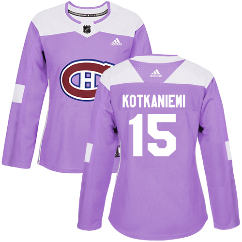 Montreal Canadiens #15 Jesperi Kotkaniemi Purple Authentic Fights Cancer Women's Stitched Jersey Womens cheap jerseys for sale - CheapJerseys.Shop