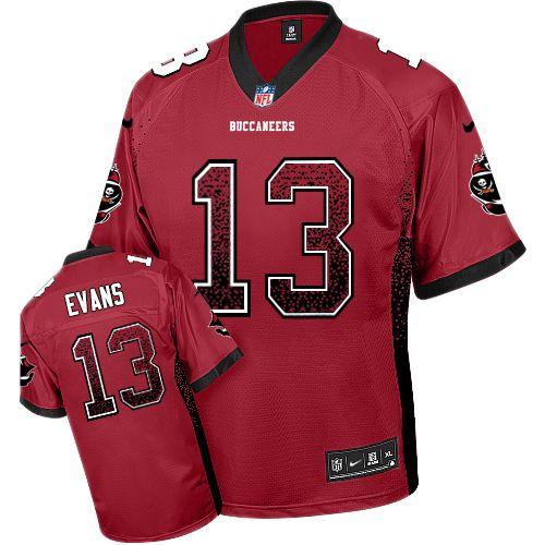 Buccaneers #13 Mike Evans Red Team Color Men's Stitched Elite Drift Fashion Jersey cheap jerseys for sale - CheapJerseys.Shop