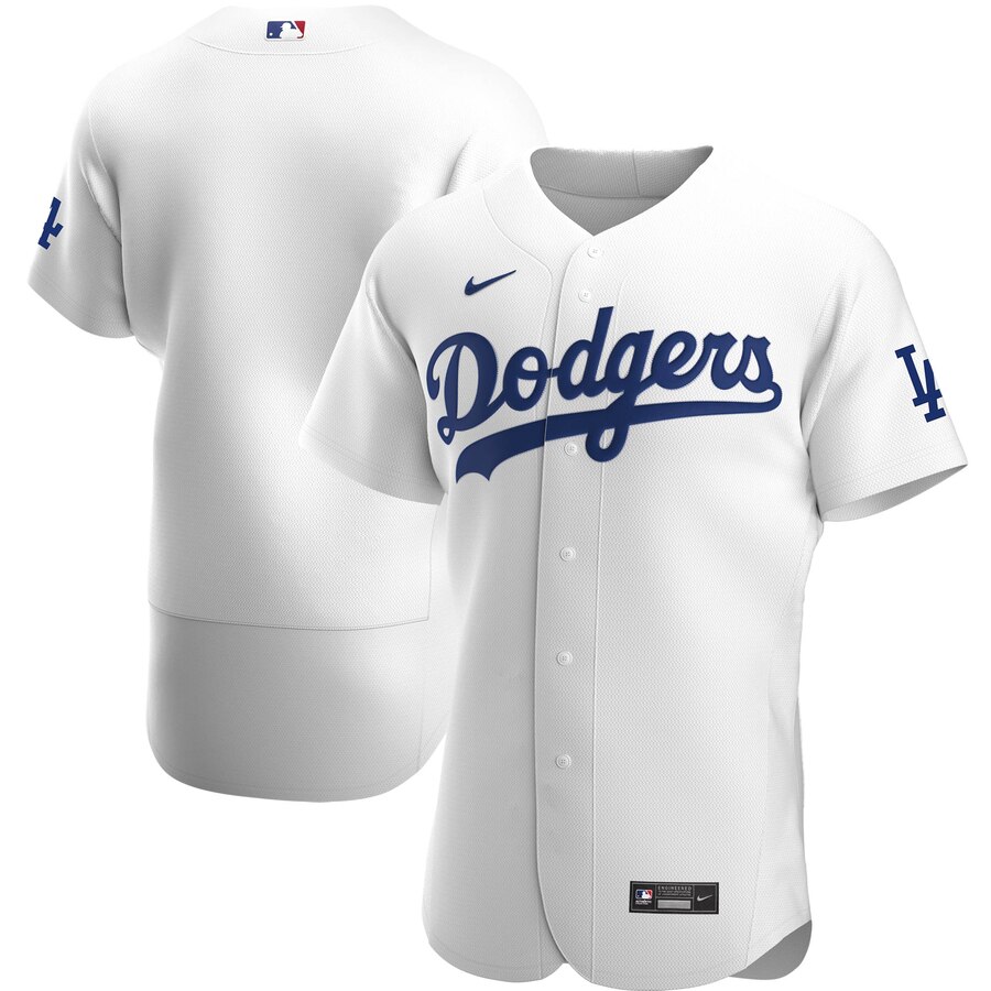 Los Angeles Dodgers Men's White Home 2020 Authentic Official Team Jersey cheap jerseys for sale - CheapJerseys.Shop