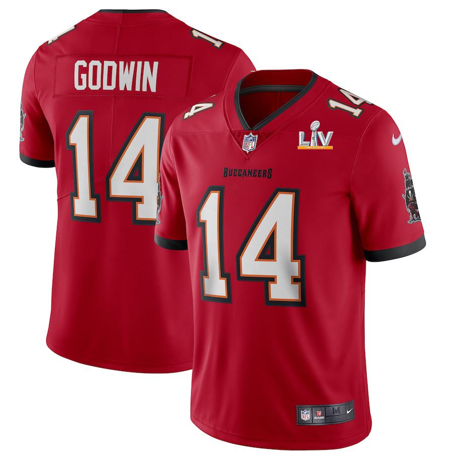 Tampa Bay Buccaneers #14 Chris Godwin Men's Super Bowl LV Bound Red Vapor Limited Jersey cheap jerseys for sale - CheapJerseys.Shop