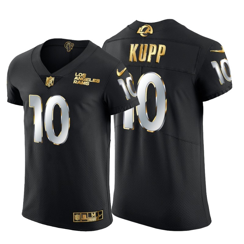 Los Angeles Rams #10 Cooper Kupp Men's Black Edition Vapor Untouchable Elite Jersey cheap jerseys for sale - CheapJerseys.Shop