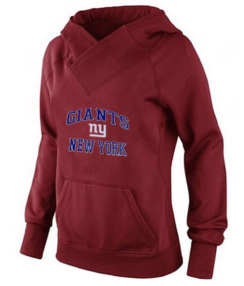 Women's New York Giants Heart & Soul Pullover Hoodie Red cheap jerseys for sale - CheapJerseys.Shop