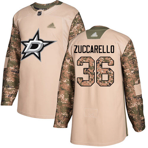 Dallas Stars #36 Mats Zuccarello Camo Authentic 2017 Veterans Day Youth Stitched Jersey Youth cheap jerseys for sale - CheapJerseys.Shop