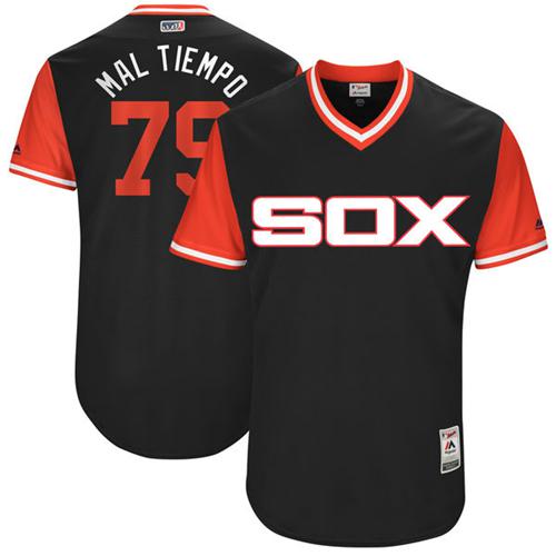 Chicago White Sox #79 Jose Abreu Black