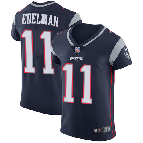Patriots #11 Julian Edelman Navy Blue Team Color Men's Stitched Vapor Untouchable Elite Jersey cheap jerseys for sale - CheapJerseys.Shop