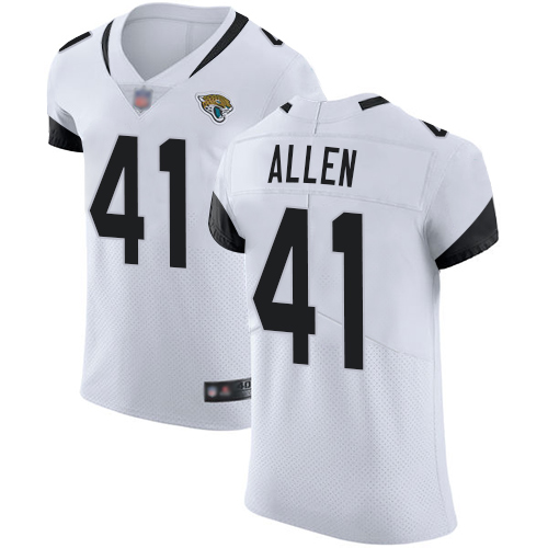 Jaguars #41 Josh Allen White Men's Stitched Vapor Untouchable Elite Jersey cheap jerseys for sale - CheapJerseys.Shop