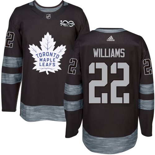 Maple Toronto Maple Leafs #22 Tiger Williams Black 1917-2017 100th Anniversary Stitched Jersey Men's cheap jerseys for sale - CheapJerseys.Shop