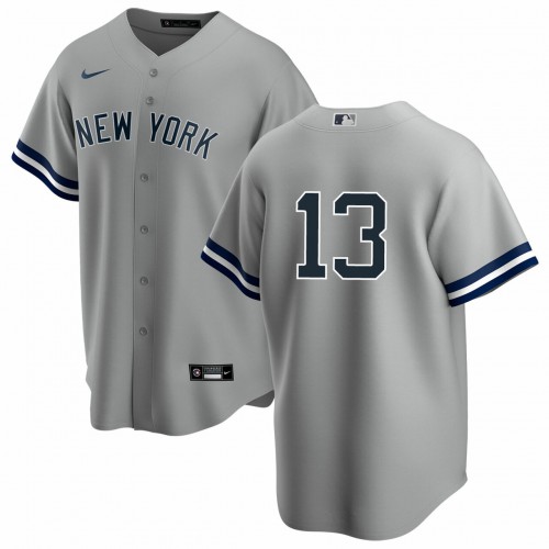 New York New York Yankees #13 Joey Gallo Men's Gray Road Jersey - No Name Men's cheap jerseys for sale - CheapJerseys.Shop