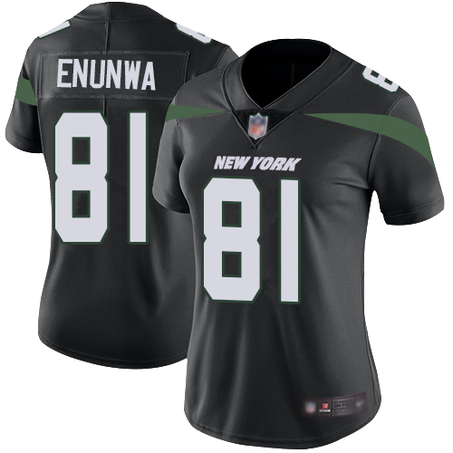 New York Jets #81 Quincy Enunwa Black Alternate Women's Stitched Vapor Untouchable Limited Jersey Womens cheap jerseys for sale - CheapJerseys.Shop