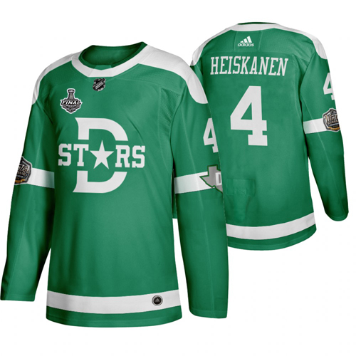 Dallas Dallas Stars #4 Miro Heiskanen Men's Green 2020 Stanley Cup Final Stitched Classic Retro Jersey Men's cheap jerseys for sale - CheapJerseys.Shop