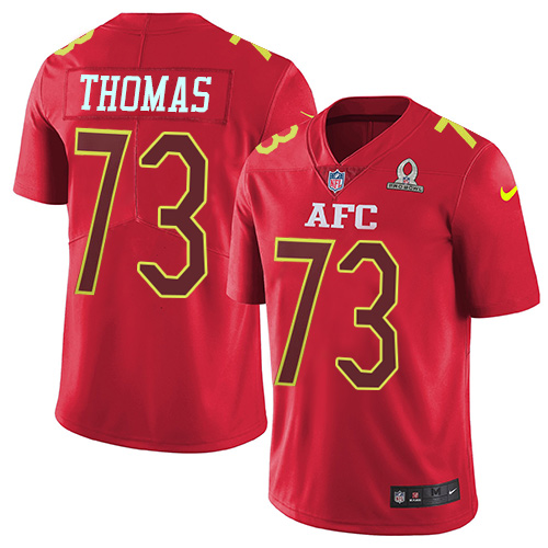 Browns #73 Joe Thomas Red Youth Stitched Limited AFC 2017 Pro Bowl Jersey cheap jerseys for sale - CheapJerseys.Shop