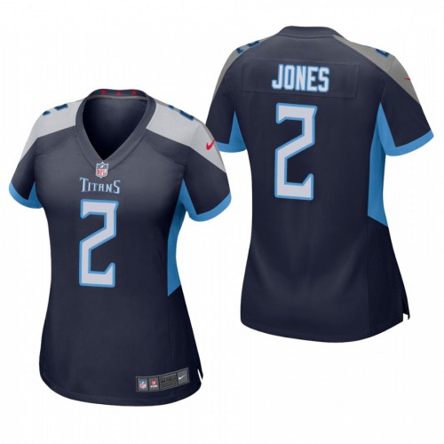 Tennessee Titans #2 Julio Jones Women's Game Jersey - Navy Womens cheap jerseys for sale - CheapJerseys.Shop