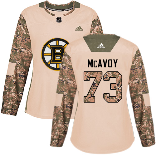 Boston Bruins #73 Charlie McAvoy Camo Authentic 2017 Veterans Day Women's Stitched Jersey Womens cheap jerseys for sale - CheapJerseys.Shop