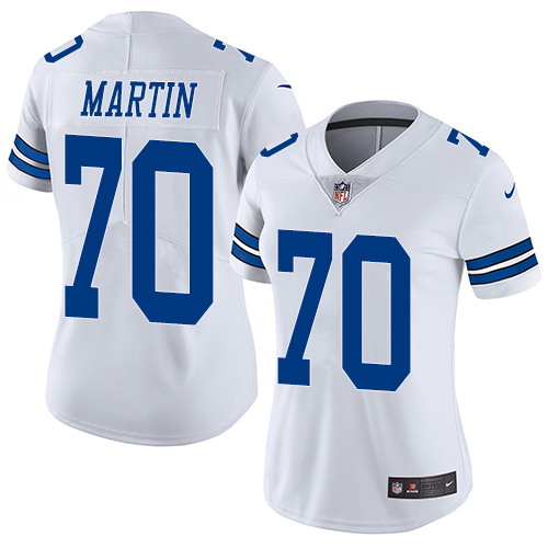 Dallas Cowboys #70 Zack Martin White Women's Stitched Vapor Untouchable Limited Jersey Womens cheap jerseys for sale - CheapJerseys.Shop