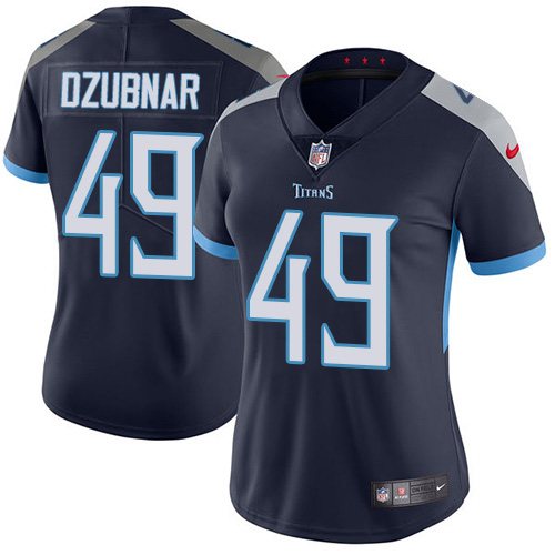 Tennessee Titans #49 Nick Dzubnar Navy Blue Team Color Women's Stitched Vapor Untouchable Limited Jersey Womens cheap jerseys for sale - CheapJerseys.Shop