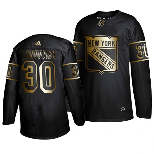New York Rangers #30 Henrik Lundqvist Men's 2019 Black Golden Edition Authentic Stitched Jersey Men's cheap jerseys for sale - CheapJerseys.Shop
