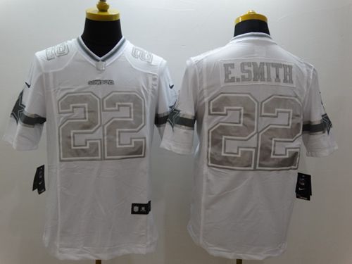 Cowboys #22 Emmitt Smith White Men's Stitched Limited Platinum Jersey cheap jerseys for sale - CheapJerseys.Shop