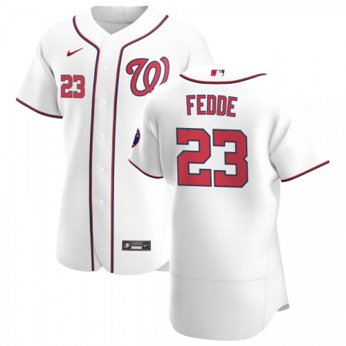 Washington Washington Nationals #23 Erick Fedde Men's White Home 2020 Authentic Player Jersey Men's cheap jerseys for sale - CheapJerseys.Shop