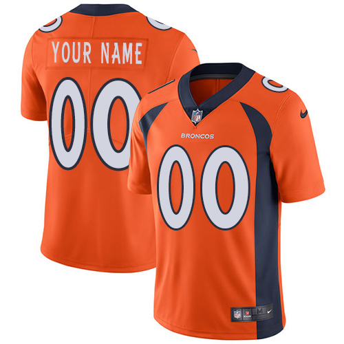 Denver Broncos Customized Orange Team Color Stitched Vapor Untouchable Limited Youth Jersey cheap jerseys for sale - CheapJerseys.Shop