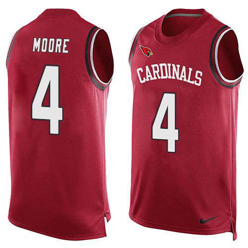 Cardinals #4 Rondale Moore Red Team Color Men's Stitched Limited Tank Top Jersey cheap jerseys for sale - CheapJerseys.Shop