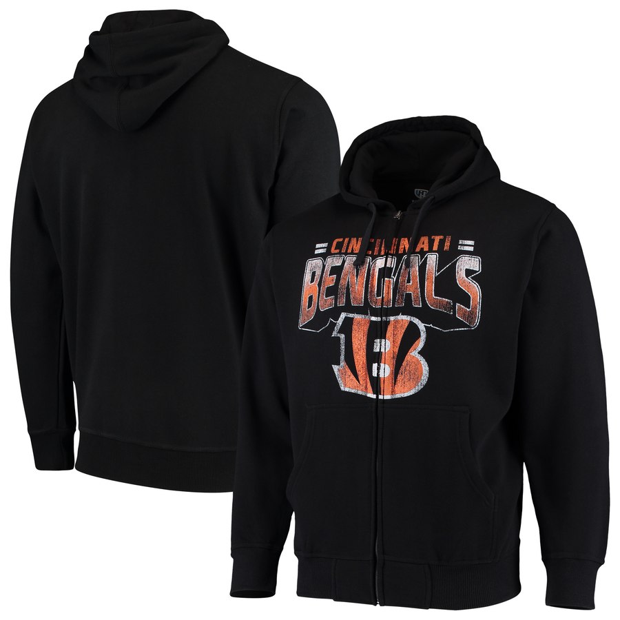 Cincinnati Bengals G-III Sports By Carl Banks Perfect Season Full-Zip Hoodie Black cheap jerseys for sale - CheapJerseys.Shop