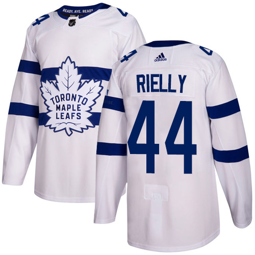 Maple Toronto Maple Leafs #44 Morgan Rielly White Authentic 2018 Stadium Series Stitched Jersey Men's cheap jerseys for sale - CheapJerseys.Shop