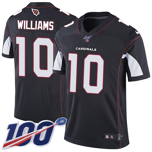 Arizona Cardinals #10 Chad Williams Black Alternate Men's Stitched 100th Season Vapor Limited Jersey Men's cheap jerseys for sale - CheapJerseys.Shop