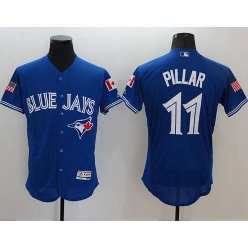 Toronto Blue Jays #11 Kevin Pillar Blue Fashion Stars & Stripes Flexbase Authentic Stitched Jersey Men's cheap jerseys for sale - CheapJerseys.Shop