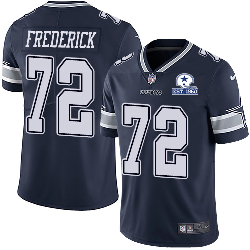 Dallas Cowboys #72 Travis Frederick Navy Blue Team Color Men's Stitched With Established In 1960 Patch Vapor Untouchable Limited Jersey Men's cheap jerseys for sale - CheapJerseys.Shop
