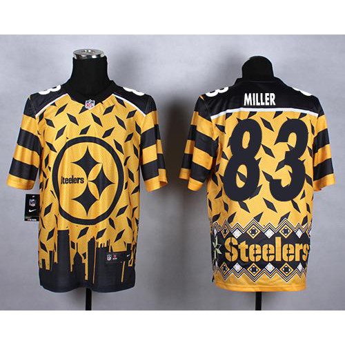 Pittsburgh Steelers #83 Heath Miller Gold Men's Stitched Elite Noble Fashion Jersey Men's cheap jerseys for sale - CheapJerseys.Shop