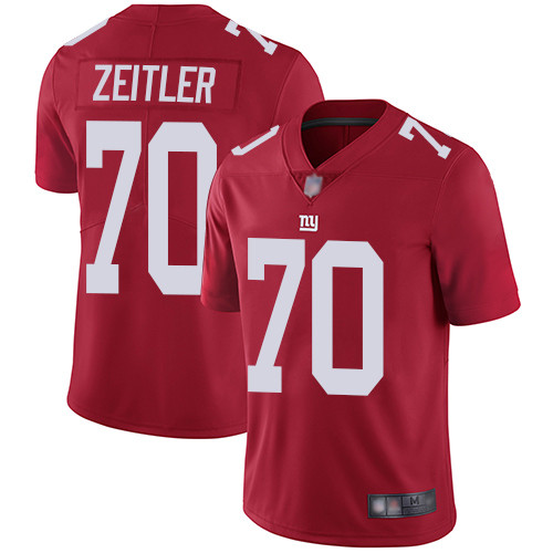 New York Giants #70 Kevin Zeitler Red Alternate Men's Stitched Vapor Untouchable Limited Jersey Men's cheap jerseys for sale - CheapJerseys.Shop